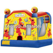 inflatable Elmo bouncer slide combo